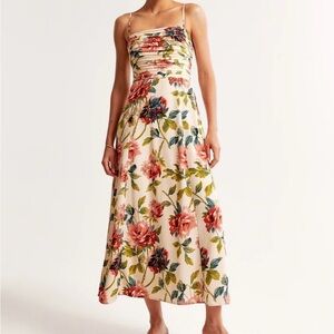 Abercrombie & Fitch NWT Emerson Crepe Floral Midi Dress